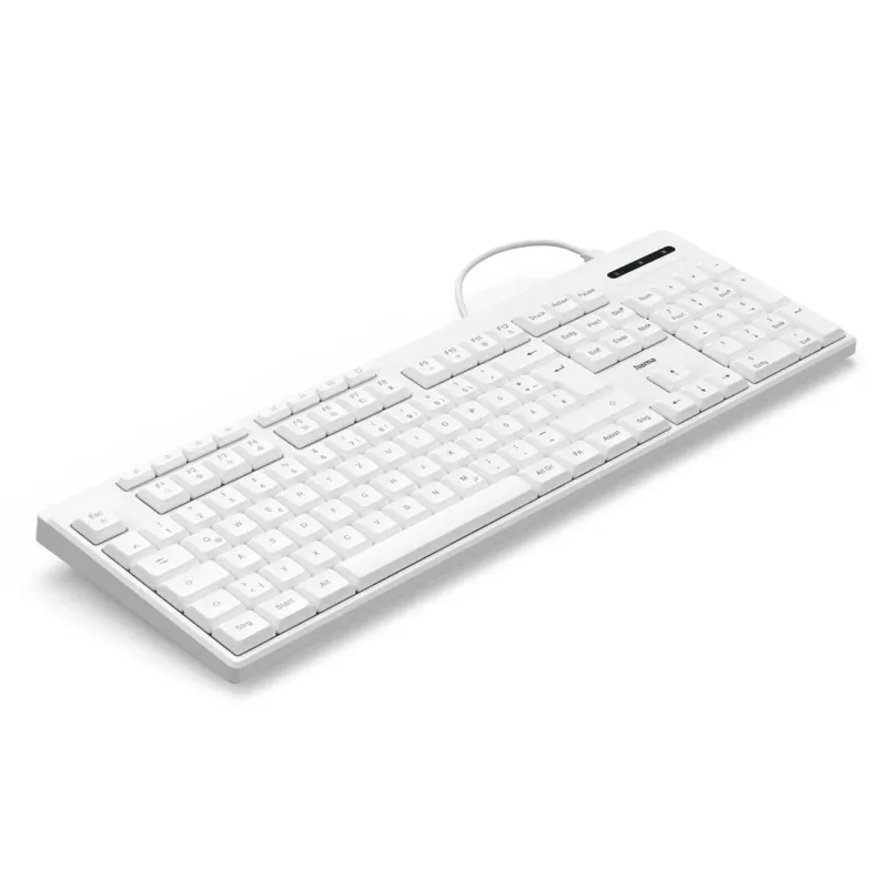Klawiatura przewodowa Hama CK-200 USB biała