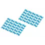 DIGITUS - Kabelclips mit Farbcodierung - für Patch-Kabel - Blau (Packung mit 100) (A-CC-B)