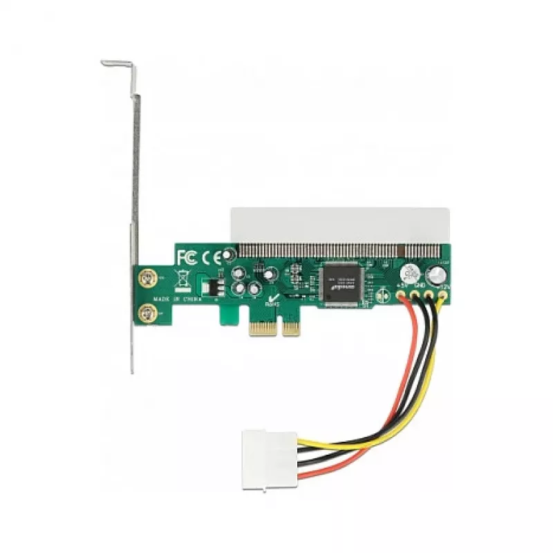 Karta rozszerzeń DeLOCK PCI Express x1 na 1 x PCI 32-bit 5 V, układ Asmedia