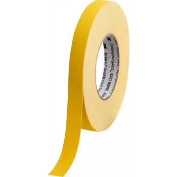 Taśma biurowa 3M 7000062741 50 m, tkanina, PVC, żółta, 1 szt.
