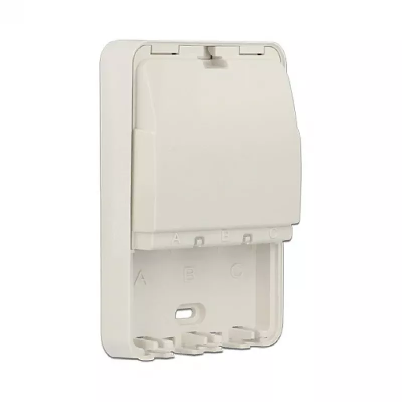 Puszka natynkowa DELOCK 86262 ścienna puszka połączeniowa, 82×120×31 mm, biała