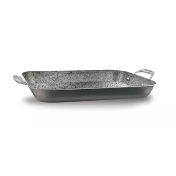 Pensofal Invictum Professional żeliwna patelnia grillowa 35x26 cm, żeberkowana patelnia grillowa