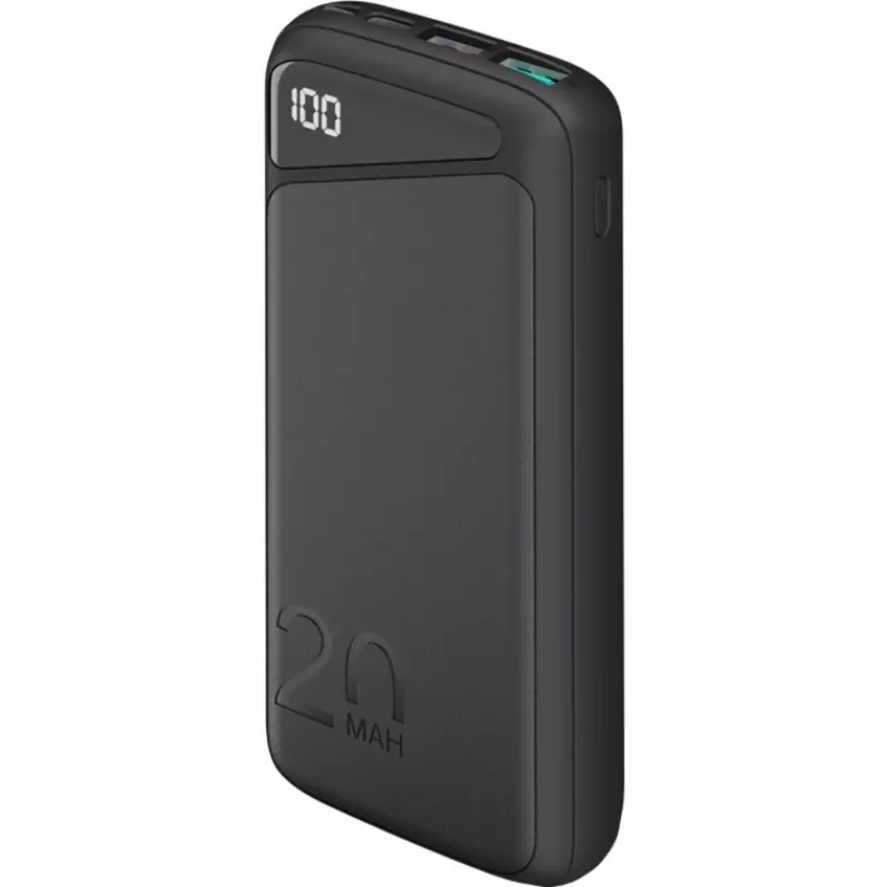Powerbank z funkcją szybkiego ładowania 20 000 mAh (czarny, PD, Quick Charge 3.0, Super Charge)
