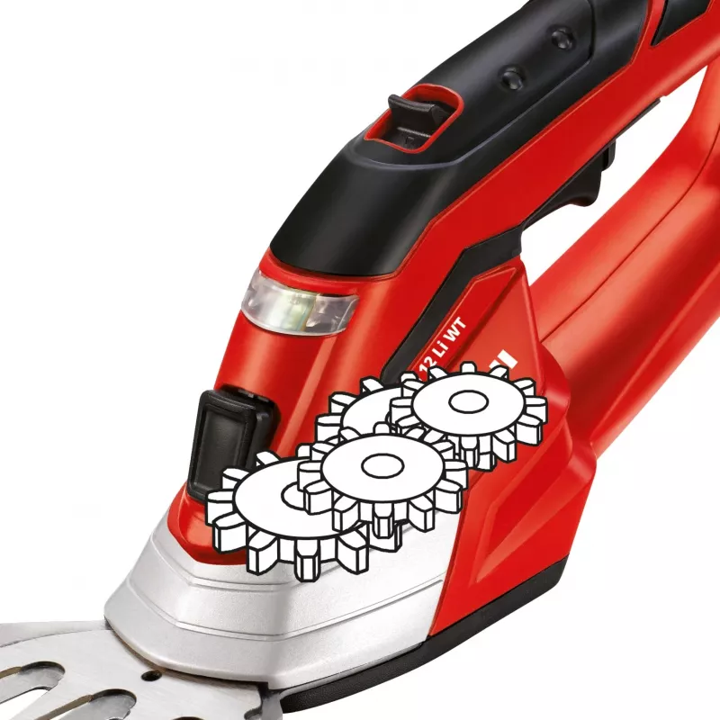 Einhell GE-CG 12 Li bezprzewodowe nożyce do trawy 12 V litowo-jonowe (Li-Ion) czarny, czerwony, srebrny