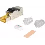 Złącze sieciowe helos RJ-45 M ekranowane kat. 8.1 do szybkich połączeń Ethernet