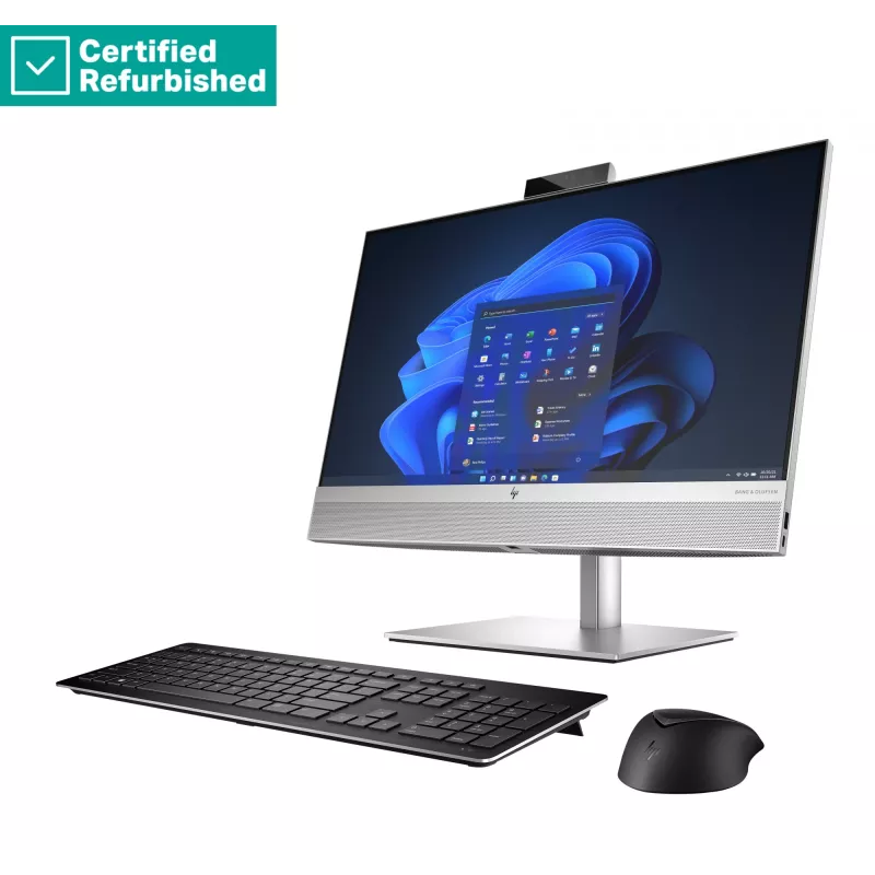 RENEW srebrny HP Elite 840 G9 AIO All-In-One 24 - i7-14700, 32GB, 1TB SSD, 23.8 FHD Touch AG, FPR, Regulowana wysokość, Win 11 Pro, 1 rok