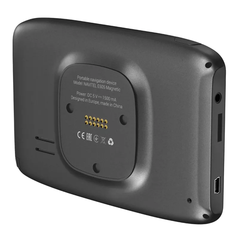 Nawigator GPS Navitel Navitel E505 Magnetic — 5-calowy ekran dotykowy TFT, 8 GB, MicroSD, ręczny/stały, 161 g
