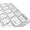 Klawiatura bezprzewodowa Inca IBK-569BT Bluetooth 78 klawiszy metaliczny srebrny