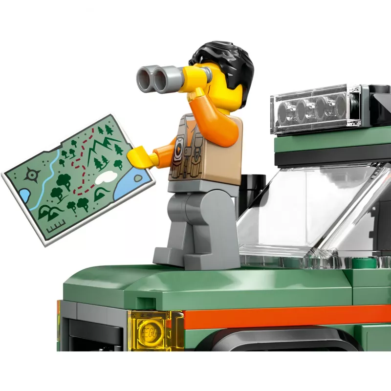 Zestaw konstrukcyjny LEGO City SUV terenowy 4x4 60447 — 221 elementów, 1 minifigurka, wiek 6+