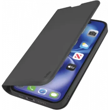 Etui-portfel SBS TEWALIPSE25K dla iPhone SE 2025 — czarny, portfel + podstawka