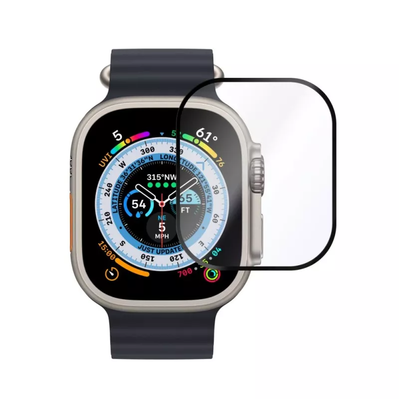 Fixed | Armor Tempered Glass dla Apple Watch Ultra 49mm/Ultra 2 49mm | Czarny