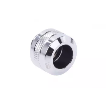Zestaw złączek Alphacool 17474 — mosiężne złączki chromowane, Ø 22 mm, wysokość 20 mm