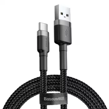 Baseus Cafule USB do USB-C 3A 1m (szaro-czarny)