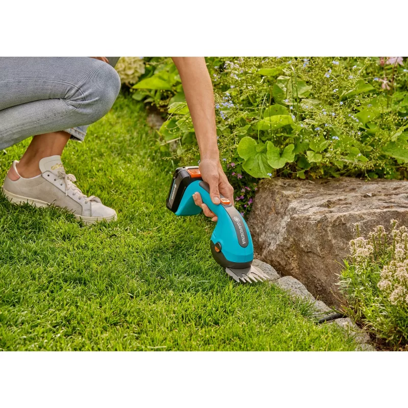 Bezprzewodowe nożyce do trawy Gardena 14750-30 8 cm 18 V Czarny Zielony