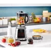 Blender stołowy Tefal BL985A31 — 1300 W, szklany dzbanek 1,75 L + dzbanek Tritan 2 L, 6-skrzydłowe ostrza ze stali nierdzewnej Trip'Ax, blendowanie próżniowe