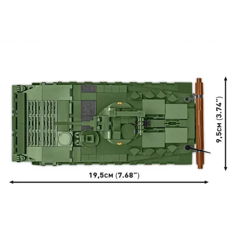 Zestaw konstrukcyjny Cobi Blocks BMP-1 758 elementów - klocki do budowy modelu w skali