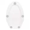 Nocnik Jamara 460958 czarno-biały szerokość 260 mm głębokość 410 mm wysokość 450 mm