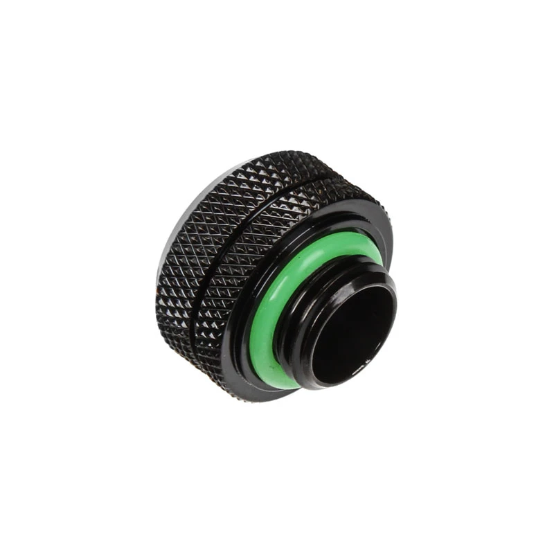 Złączka BitsPower BP-MBEML14 mosiężna do chłodzenia cieczą, czarna, 14 mm