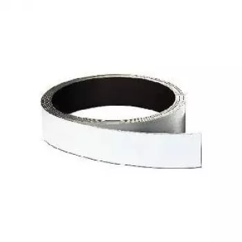 Taśma magnetyczna Franken LS15 15 mm x 10 m, biała, grubość 0,8 mm