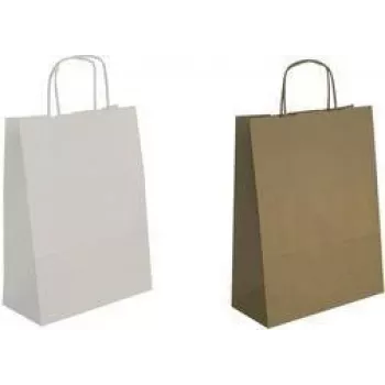 Torba papierowa APLI 101649 biała 1 szt.
