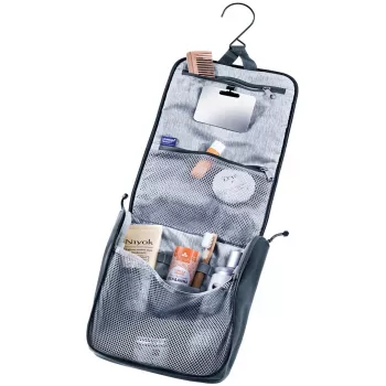 Kosmetyczka podróżna DEUTER Wash Center II, kompaktowy organizer na przybory toaletowe, czarny