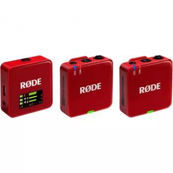 RØDE Wireless GO III Czerwony - bezprzewodowy system mikrofonowy (czerwony)