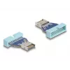 DeLOCK Adapter USB Pin Header męski na wewnętrzny USB Type-E Key A męski 10 Gb/s