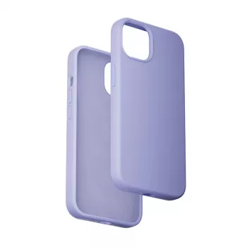 Silikonowe etui na telefon Vention KUFV0-20 do iPhone 15 Plus, fioletowe, soft-touch, lekkie