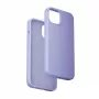 Silikonowe etui na telefon Vention KUFV0-20 do iPhone 15 Plus, fioletowe, soft-touch, lekkie