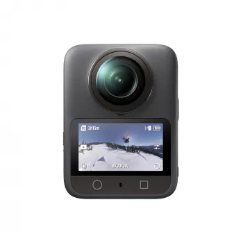 Kamera sportowa DJI Osmo 360 Standard Combo — 8K Ultra HD, 120 MP CMOS, 240 fps, stabilizacja elektroniczna, wyświetlacz 2 cale, MicroSD, 183 g, czarny
