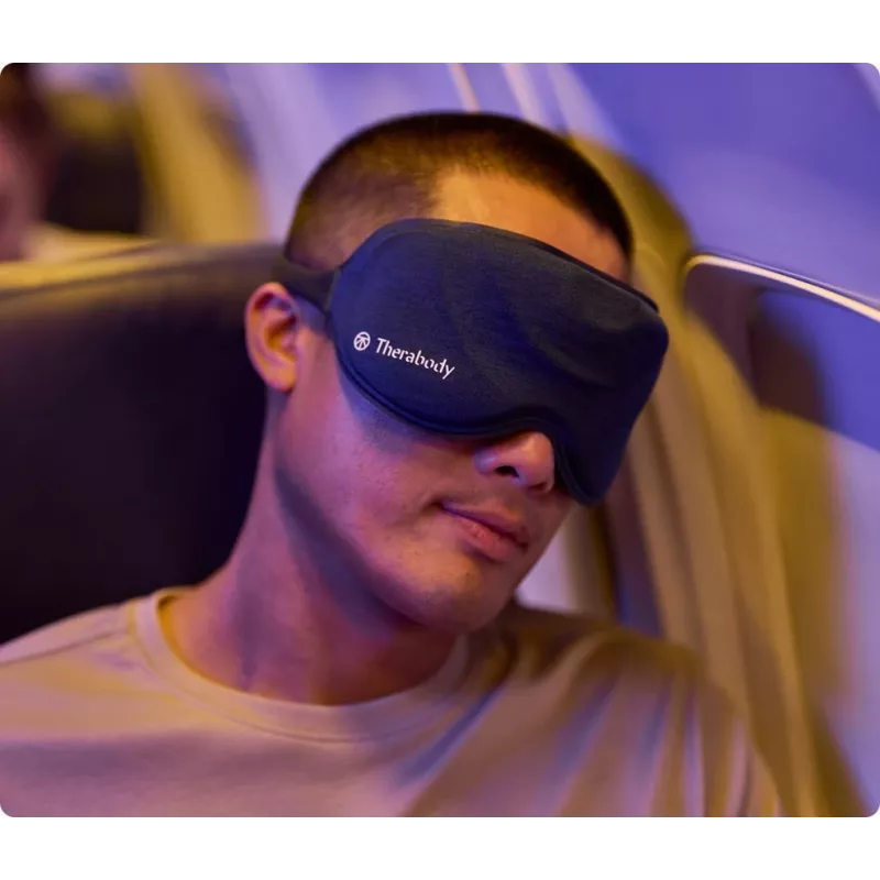 Therabody SleepMask masażer Face Czarny, Niebieski