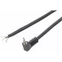 Kątowe złącze stereo 3,5 mm Voltcraft XL-AC35SW, czarne