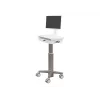 Wózek multimedialny Ergotron CareFit cienki 2.0 szary biały aluminium plastik stal