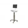 Wózek multimedialny Ergotron CareFit cienki 2.0 szary biały aluminium plastik stal