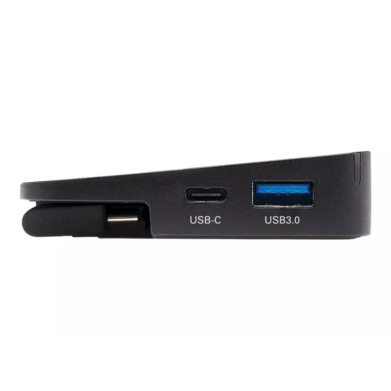 Stacja dokująca USB-C, potrójny wyświetlacz – 4K HDMI i DP, VGA, USB 3.2 Gen 1, koncentrator USB-A/C, GbE, ładowanie PD 100 W