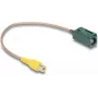 Kabel DeLOCK FAKRA E żeński do RCA żeński RG-179 32 cm