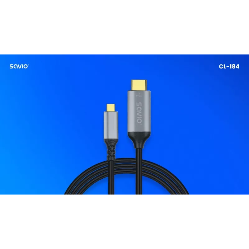Kabel USB-C na HDMI v2.0b, 3m, miedziany CL-184