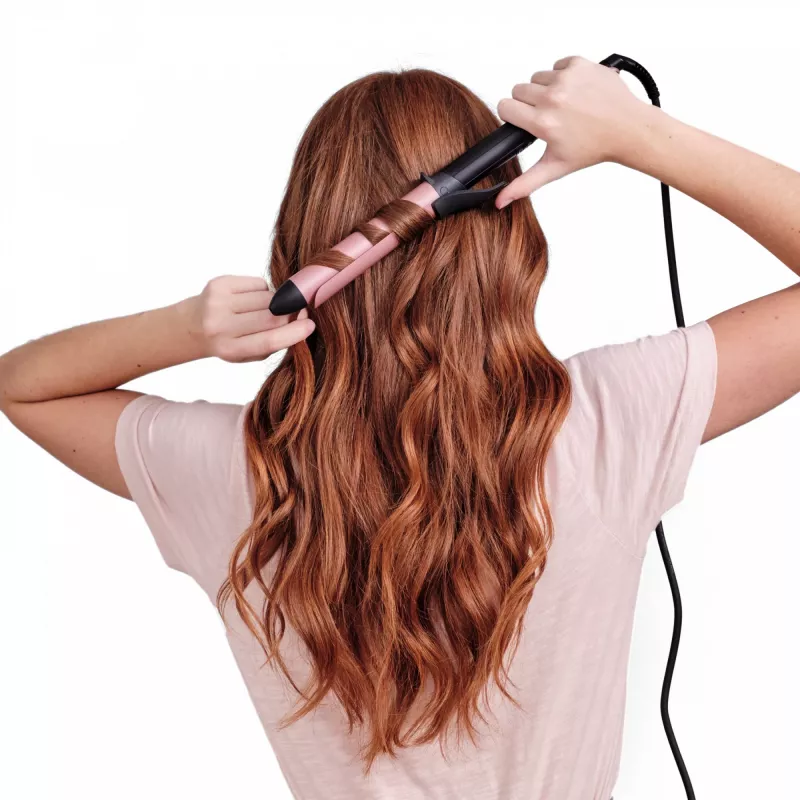 BaByliss C452E Lokówka 32 mm Ciepła czerń, różowy 98,4 (2,5 m)
