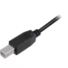 Kabel USB 2.0, wtyk USB-A > wtyk USB-B (czarny, 0,5 metra)