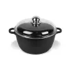 Maestro MR-4616C Garnek z pokrywką 16 cm 1 l Czarny
