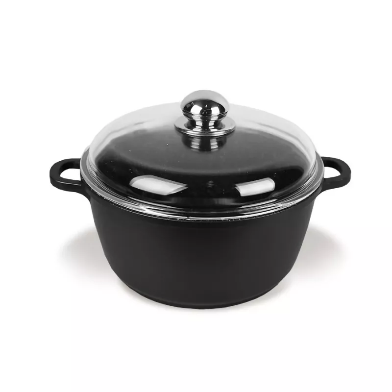Maestro MR-4616C Garnek z pokrywką 16 cm 1 l Czarny