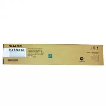 Sharp MX62GTCB wkład z tonerem 1 szt. Oryginalny cyjan