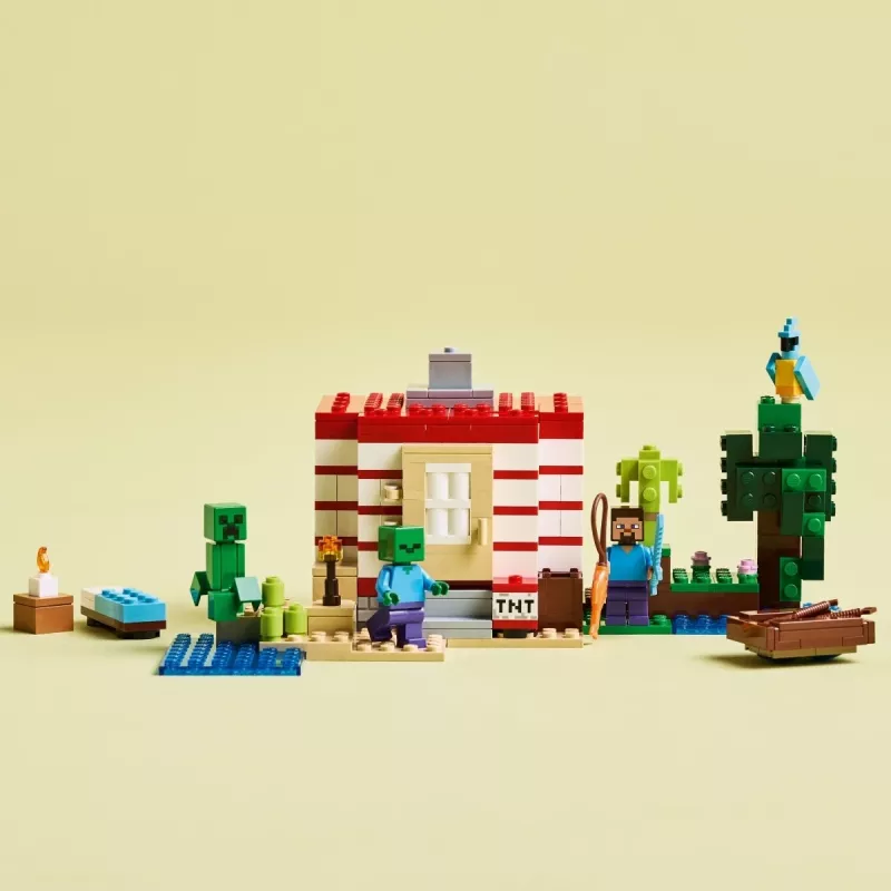 Zestaw konstrukcyjny LEGO Minecraft 21275 Dom w dżungli z TNT
