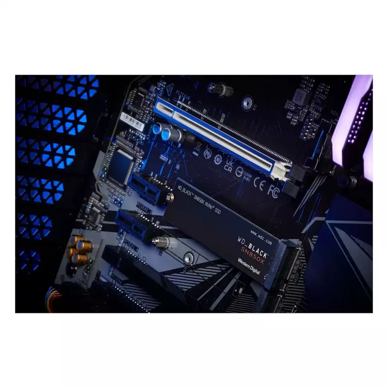 WD_Czarny SN850X NVMe SSD WDBB9G0010BNC - SSD - 1 TB - Wewnętrzny - M.2 2280 - PCIe 4.0 (NVMe) - Czarny