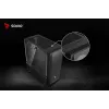 Obudowa PC SAVIO Noctis Flow — Cube Mini‑ITX/Micro‑ATX/ATX, 3x120mm przód, 1x120mm tył, 2x3.5 cala + 3x2.5 cala zatoki, hartowane szkło