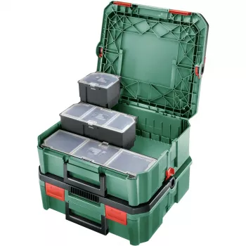 Pojemnik do przechowywania Bosch SystemBox prostokątny polipropylen 105×117×84 mm Czarny/Szary
