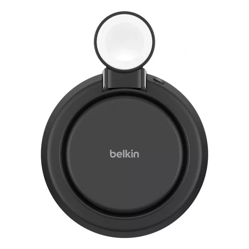 Ładowarka wewnętrzna Belkin UltraCharge Pro 25 W Qi2 Magnetyczna 3 w 1 Węgiel drzewny