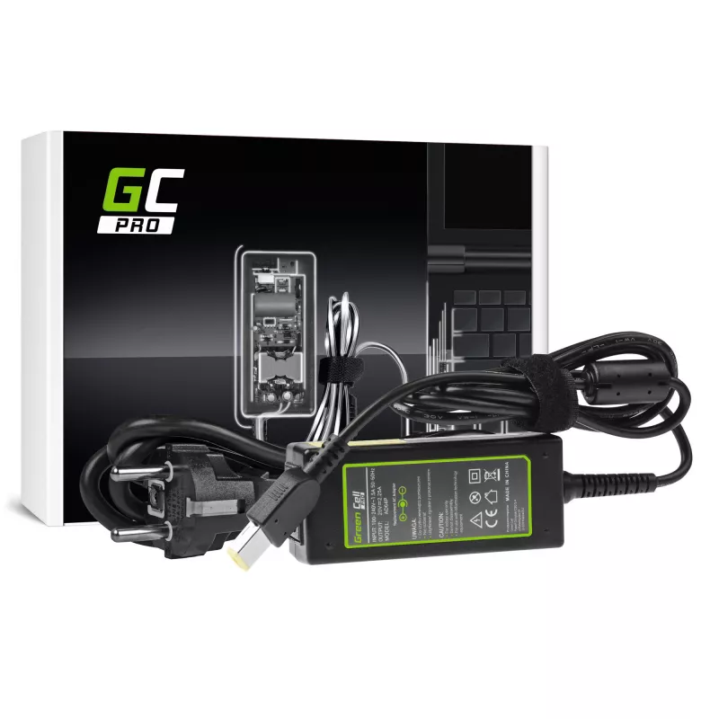 Zasilacz sieciowy Green Cell AD64P 45 W Czarny