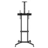 Podstawa / wózek pod telewizor Maclean, półka na kamerę, na kółkach, 37-70, maks. obciążenie 45kg/5kg półka, maks. VESA 600x400, MC-113 B