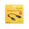 DeLOCK - Adapter wideo/audio - DisplayPort / HDMI - DisplayPort (M) - HDMI, 19-pin (W) - 20cm - (DisplayPort 1.2) - Czarny (62609)